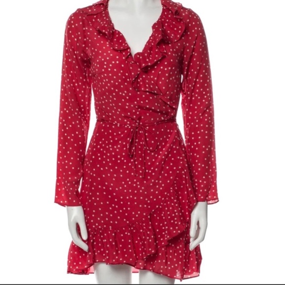 Realisation Par Dresses Ralisation Alexandra Red Wrap Star Dress Poshmark